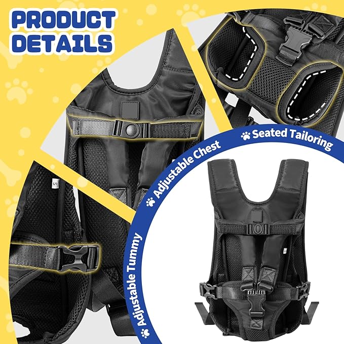Dog Backpack Carrier, Legs Out Front Pet Carrier - Image 4