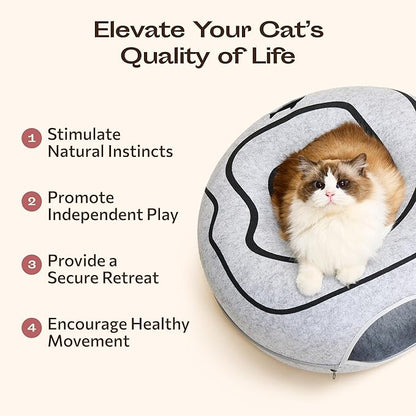 Peekaboo Cat Cave Donut - Image 8