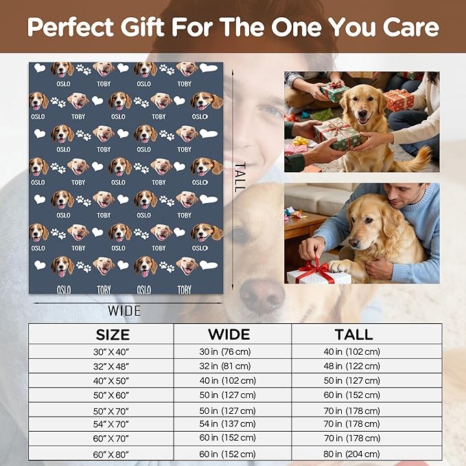 Personalized Pet Blanket with Photo & Name – Custom Dog Blankets - Image 7