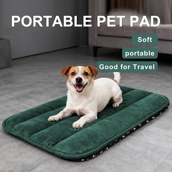 Dog Bed Mat, Reversible Dog Crate Pad - Image 2