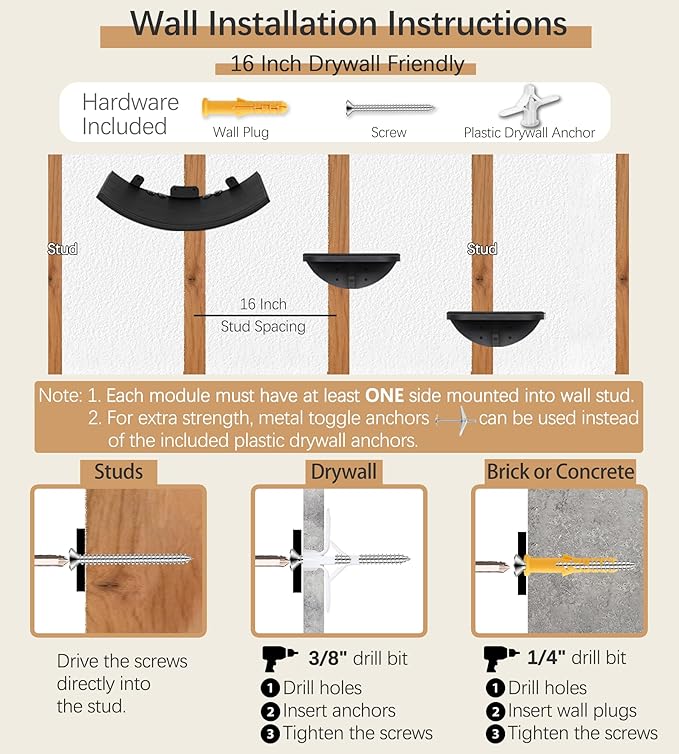 Cat Wall Shelves for Large Cats Set, Wall Mounted Climbing Shelves for Sleeping - Image 7