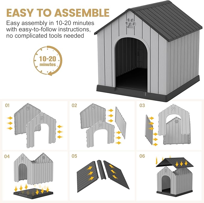 Fancyango Large Dog House Outdoor Indoor - Image 5