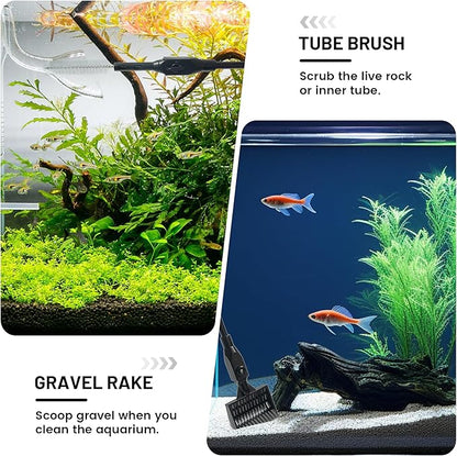 Aquarium Glass Cleaner, 7 in 1 Algae Remover - Image 7