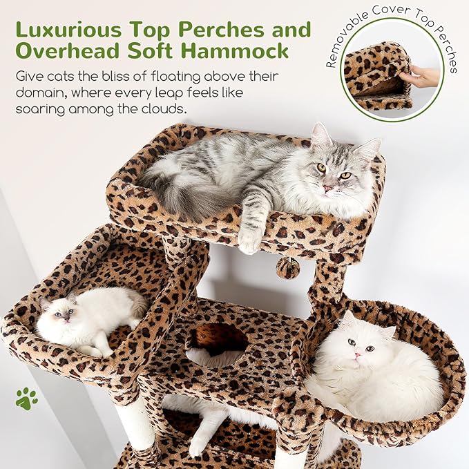 Globlazer XXL Giant Cat Tree, 83 Inch Heavy Duty Tall Cat Tower - Image 3