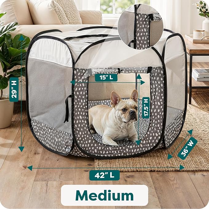 FurHaven Soft-Sided Dog & Cat Playpen, Portable Foldable Indoor & Outdoor Pet - Image 3