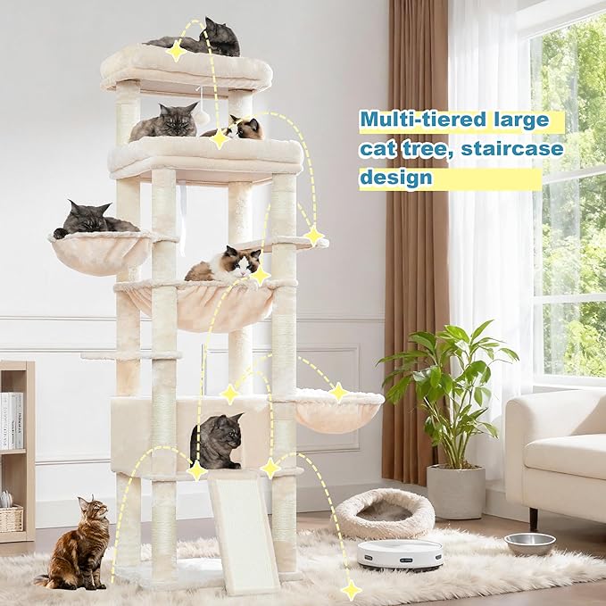 Hey-brother Cat Tree Tower, Scratching Posts - Image 8