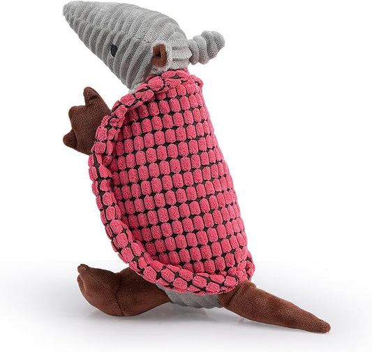 Hollypet Plush Dog Squeaky Toy Stuffed Armadillo Animal Pet Puppy Chew Toys by Hollypet