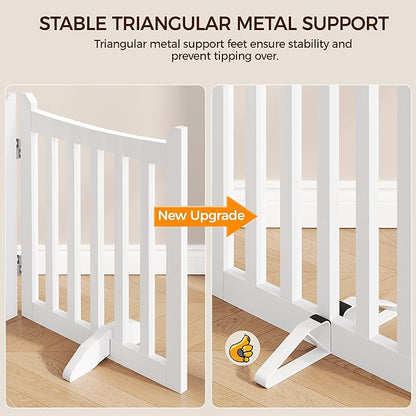 Yaheetech 24" H Freestanding Pet Gate - Image 7