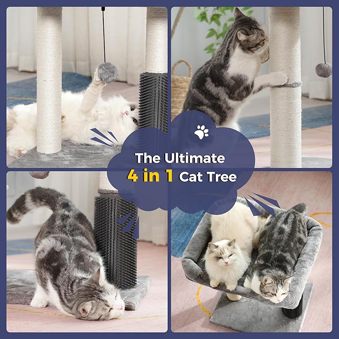 Cat Tree Tower for Large Cats Cat Scratching Post - Image 5