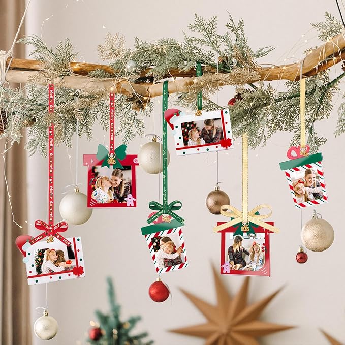 UNIQOOO 2025 Decorative Xmas Gift Acrylic Picture Frame Ornaments - Image 2