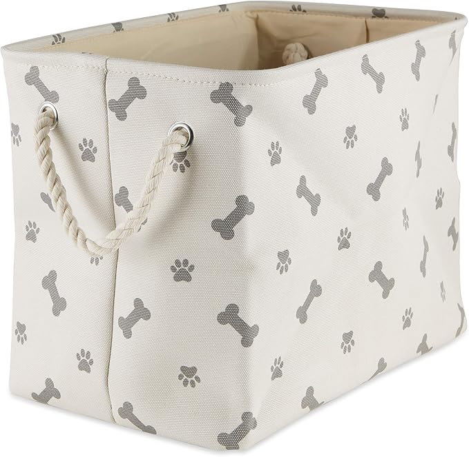 Bone Dry Pet Storage Collection Paw and Bone Print, Medium Rectangle by BoneDry