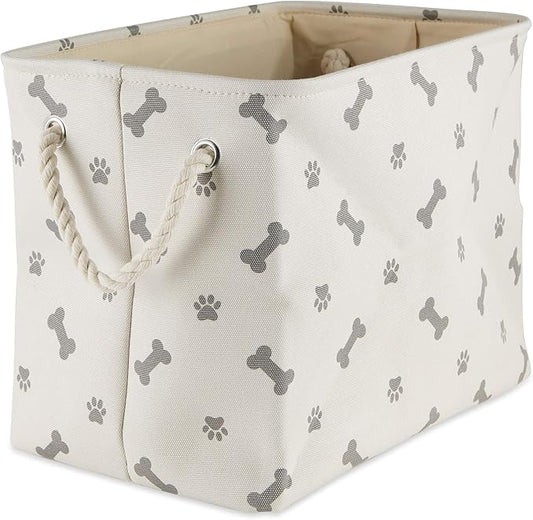 Bone Dry Pet Storage Collection Paw and Bone Print, Medium Rectangle by BoneDry