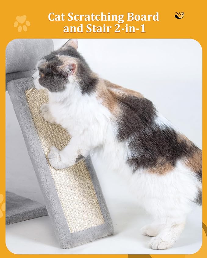Aechonow Cat Tree Tower for Large Cat, Cat Bed House - Image 5