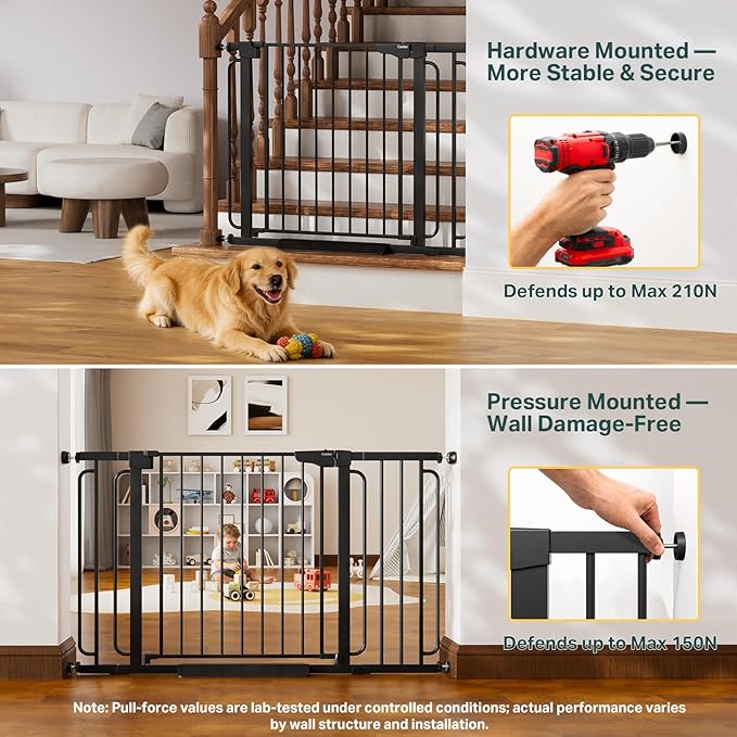 Cumbor 36.6-64" Extra Wide Baby Gate - Image 8