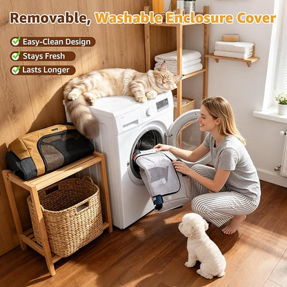 LOOBANI Foldable Dog Playpen for Small Dogs, Indoor/Outdoor Puppy Playpen - Image 5