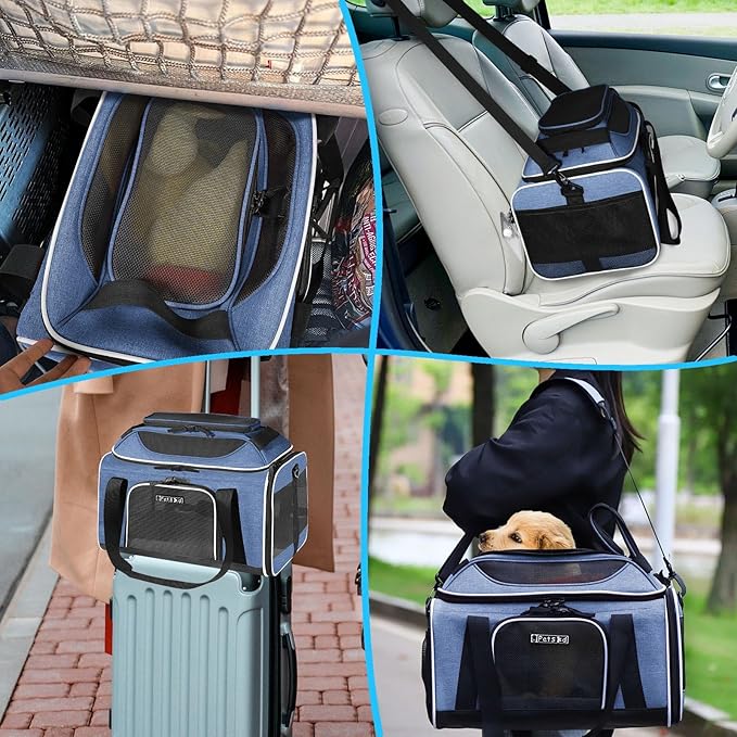 Petskd Top-Expandable Pet Carrier 18x13x9.5 Inches Southwest Airline Approved - Image 8