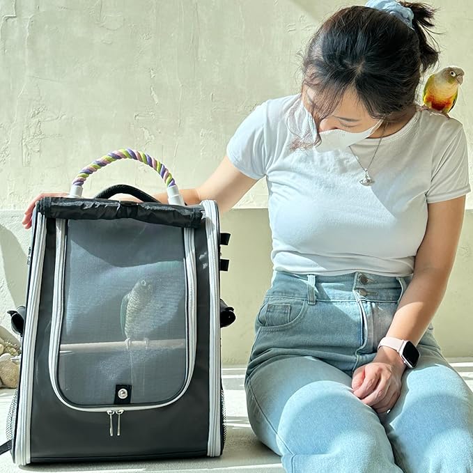 Birds Day Bird Carrier Backpack - Image 9