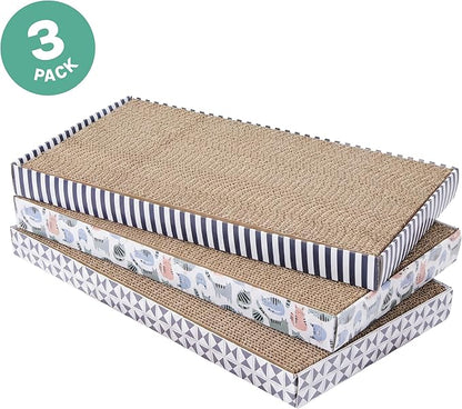 Kitty City 3-Pack XL Double Sided Corrugate Cat Scratcher Pads - Image 2
