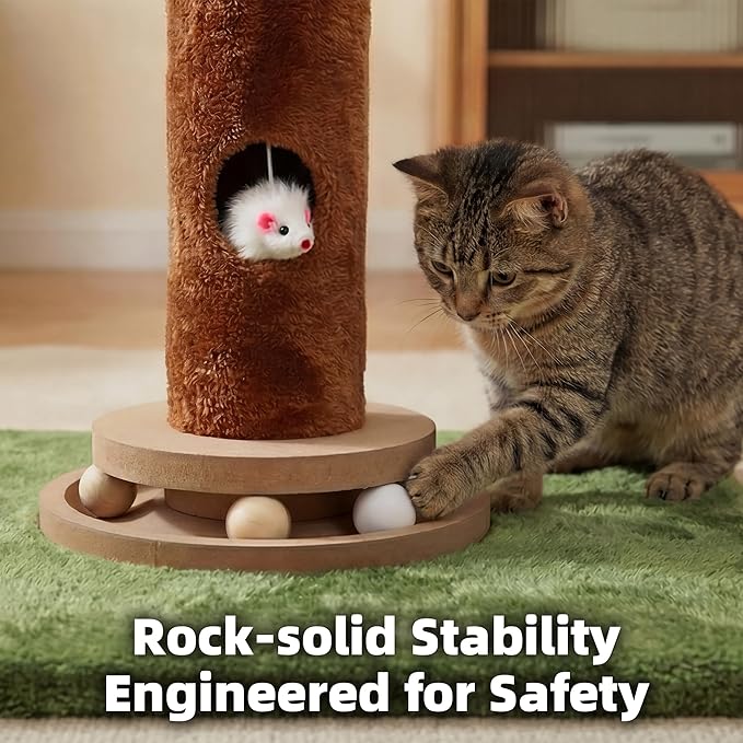 Fantasreen Cat Scratching Post 35'' Tall Cat Scratcher, Scratching Posts - Image 5