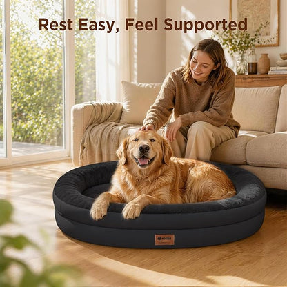 Orthopedic Dog Bed for Extra Large Dogs, XL Waterproof Dog Bed - Image 2