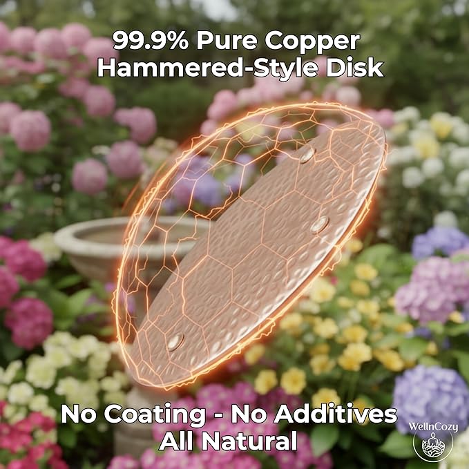 Copper Disc for Bird Bath & Maintenance Set, 99.9% Pure Copper Plate 0.8mm - Image 6