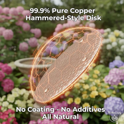 Copper Disc for Bird Bath & Maintenance Set, 99.9% Pure Copper Plate 0.8mm - Image 6