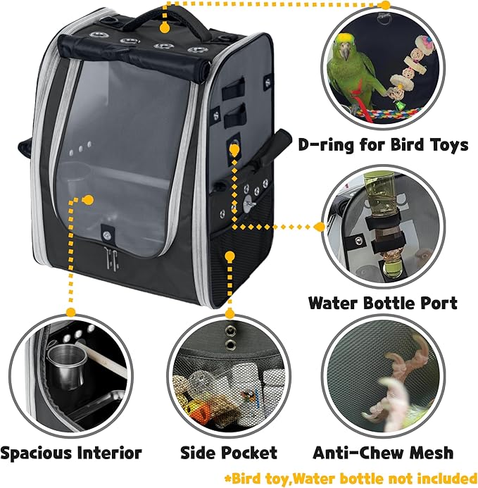 Birds Day Bird Carrier Backpack - Image 6