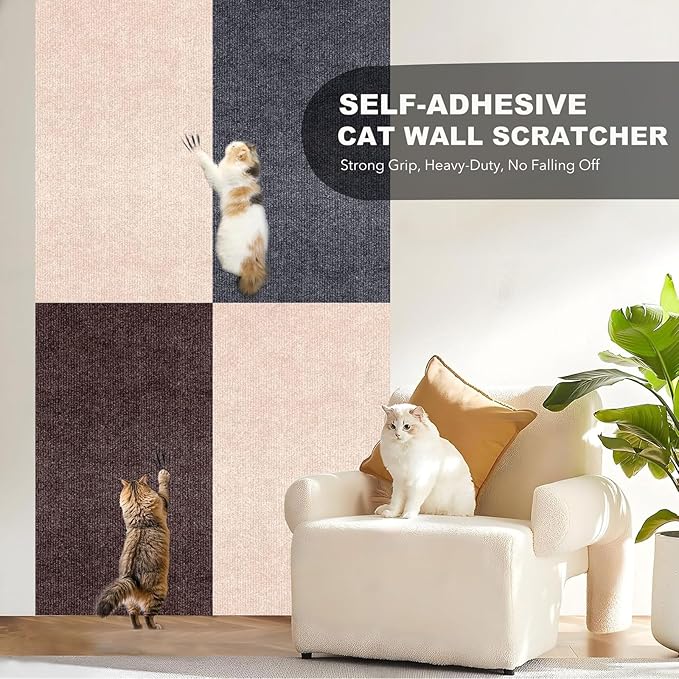 78.7"X15.8" Self-Adhesive Cat Scratching Mat - Image 4