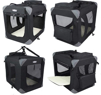 EliteField 3-Door Folding Soft Dog Crate - Image 3