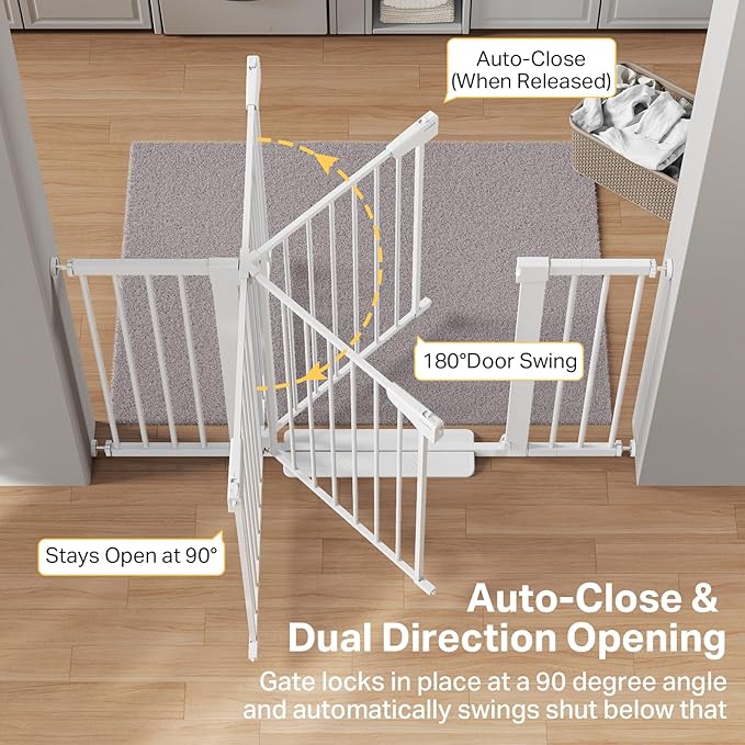Cumbor 29.7–51.5" Extra Wide Baby Gate - Image 5