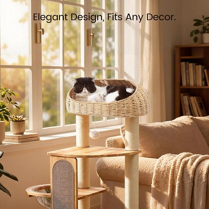 59-inch Cat Tree，Cat Tower - Image 6
