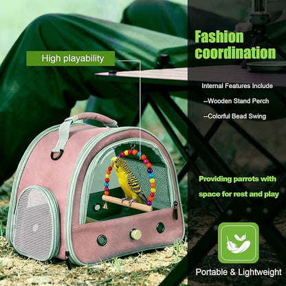Portable Parrot Travel Cage Carrier - Image 4
