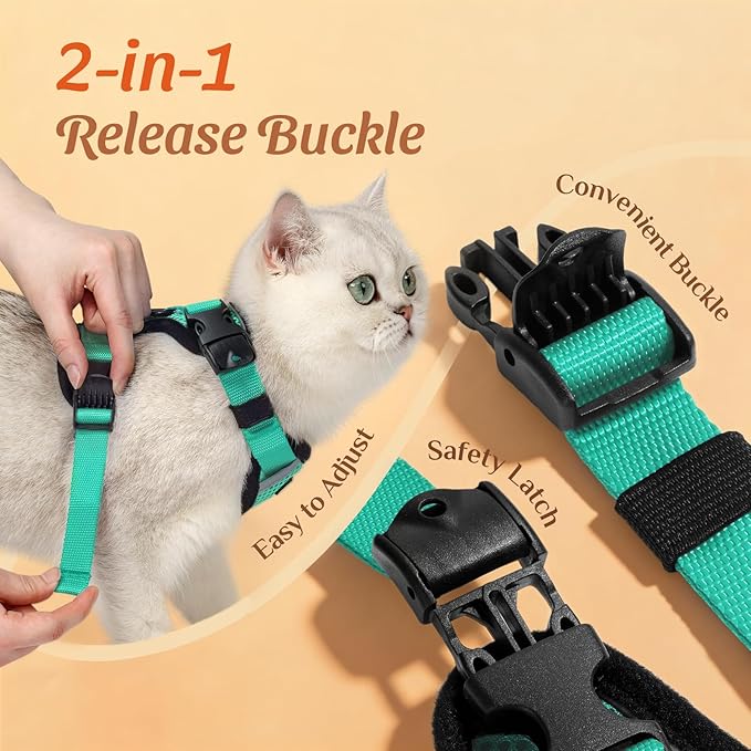 Dooradar Cat Harness and Leash Set, Escape Proof Soft - Image 5