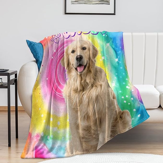 Personalized Cat Dog Portrait Blanket - Image 5