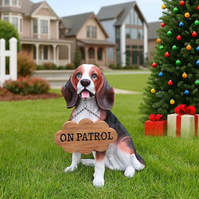 Beagle Dog Garden Statue - Image 5