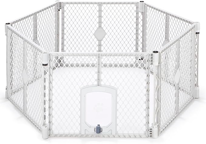 MyPet Petyard Passage: 5.5 Ft. Wide Customizable Folding Dog Playpen by NorthStatesMyPet