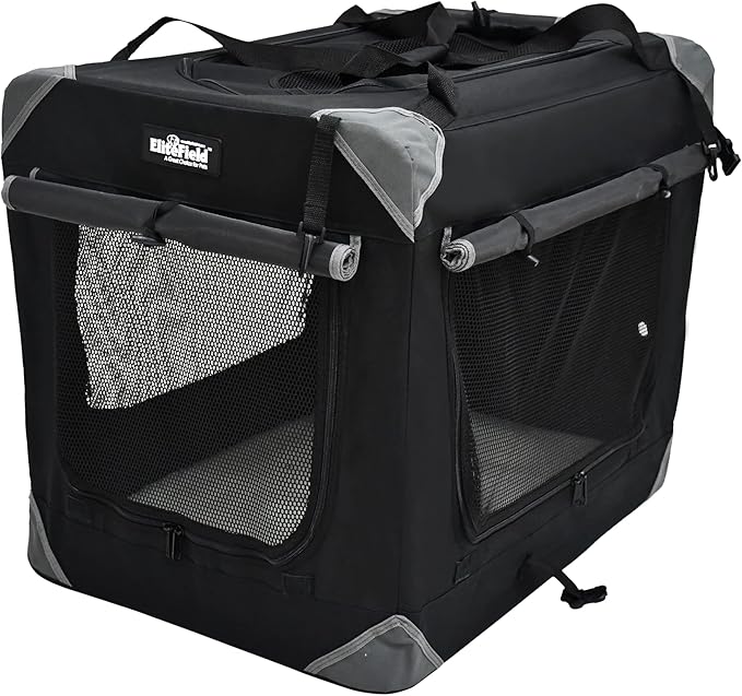 EliteField 4-Door Folding Soft Dog Crate - Image 2