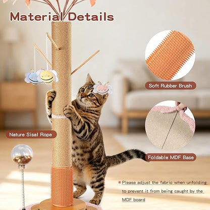 45" Tall Cat Scratching Post - Image 5