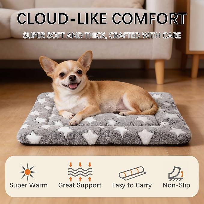 Dog Bed Mat, Reversible Crate Pad & Cute Dog Bed - Image 3