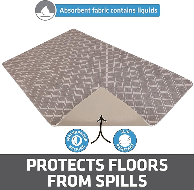 Drymate Pet Bowl Placemat, Dog & Cat Food Feeding Mat - Image 3
