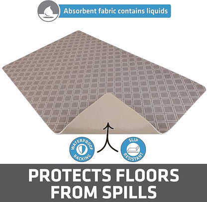 Drymate Pet Bowl Placemat, Dog & Cat Food Feeding Mat - Image 3