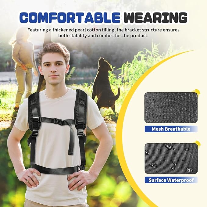 Dog Backpack Carrier, Legs-Out Front Carrier - Image 3