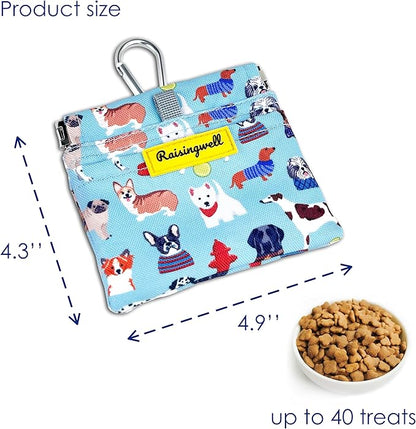 Dog Treat Pouch, Cotton Pocket Sized Training Holder, Hand Free Walking Funny - Image 2