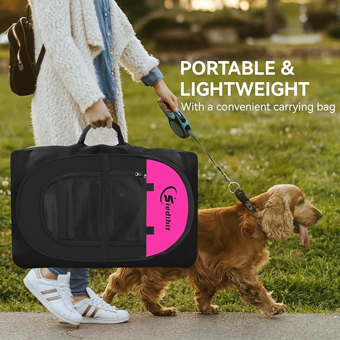 Siedihit Dog Playpen, Medium Puppy Pet Playpen, Dog Crate Tent Cage - Image 5