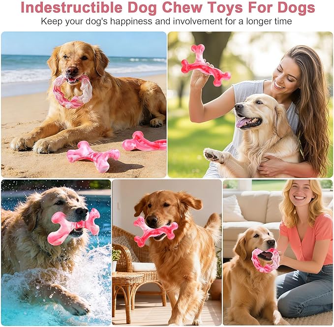 Rensh 3-Pack Tough Dog Chew Toys - Image 7