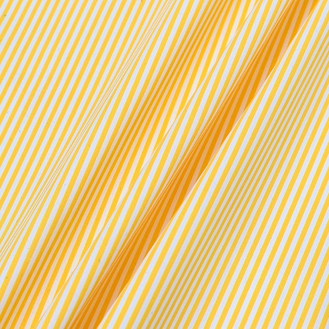 ARING PET Stripe Dog Bandanas, Cute Yellow Pet Bandana Scarf Triangle Bib - Image 5