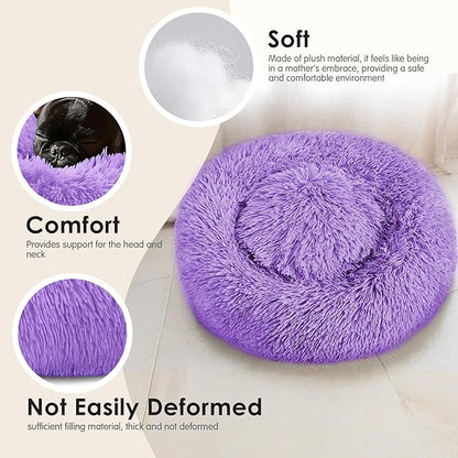 Extra Large Dog Beds, 36 Inch Human Dog Anxiety Relief Comfort Bed, - Image 4