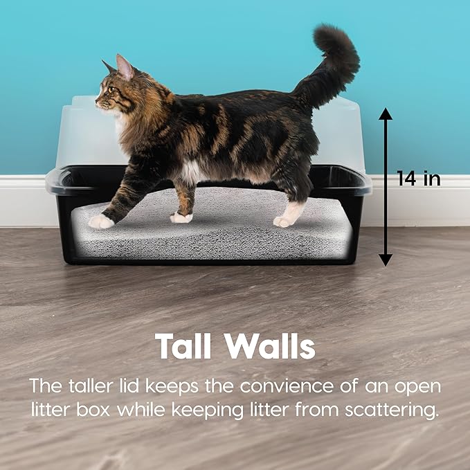 IRIS USA Cat Litter Box XX-Large Open Top - Image 7