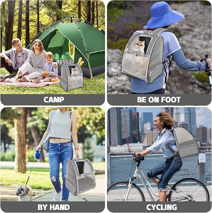 Cat Backpack Carrier, Pet Carrier Airline Approved - Image 7
