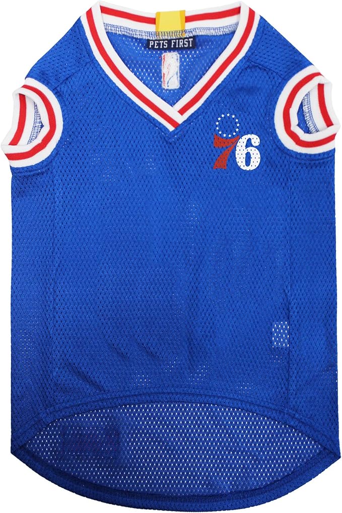 Pets First NBA Philadelphia 76ERS Dog Jersey, X-Large - Image 2